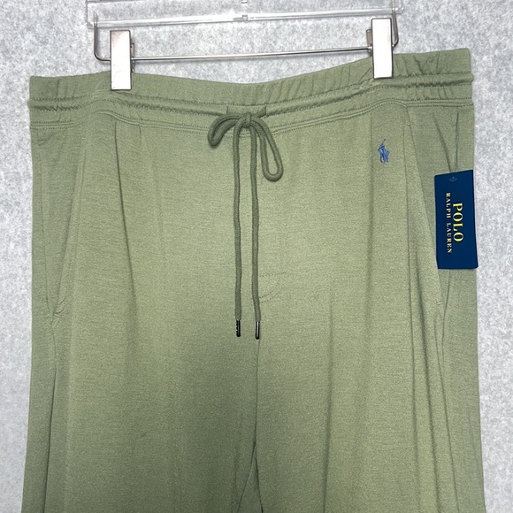 Polo Ralph Lauren Men's Green Mini Terry Pajama Pants NWT SZ XL - Picture 10 of 12